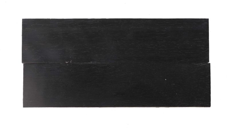 manche ébène noir ondé rare